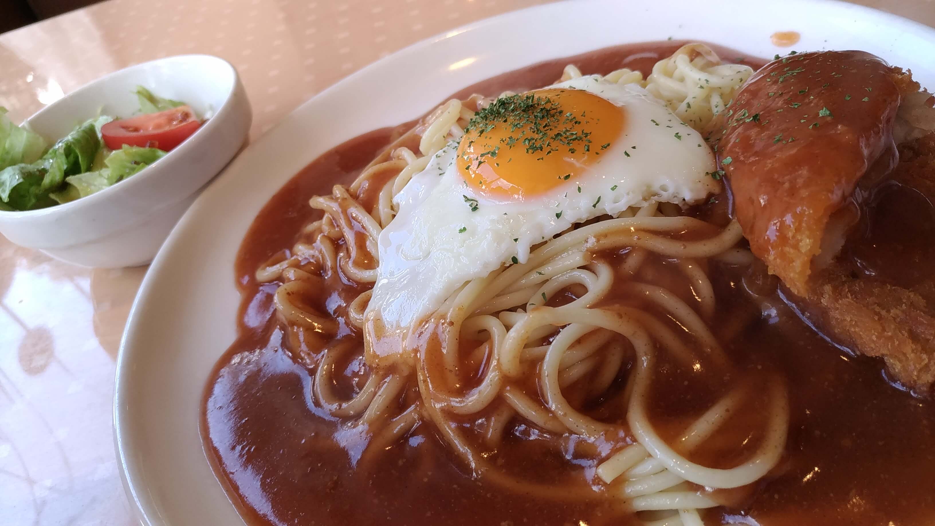 ミントハウス大治店のあんかけスパ